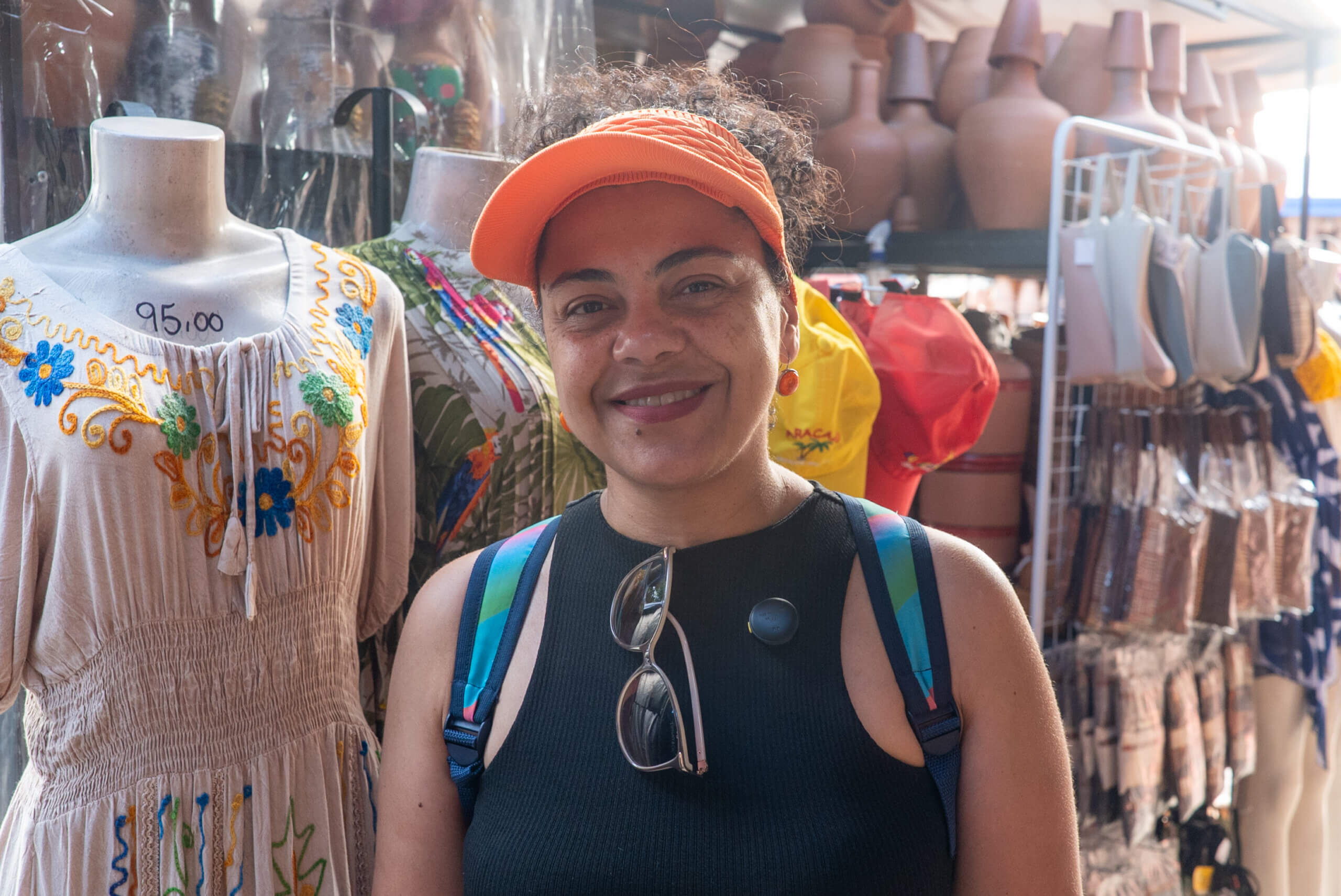 Segurança pública turista Márcia Regina Foto Erick O'Hara